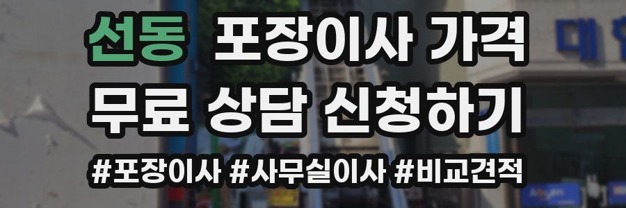 선동 포장이사 가격