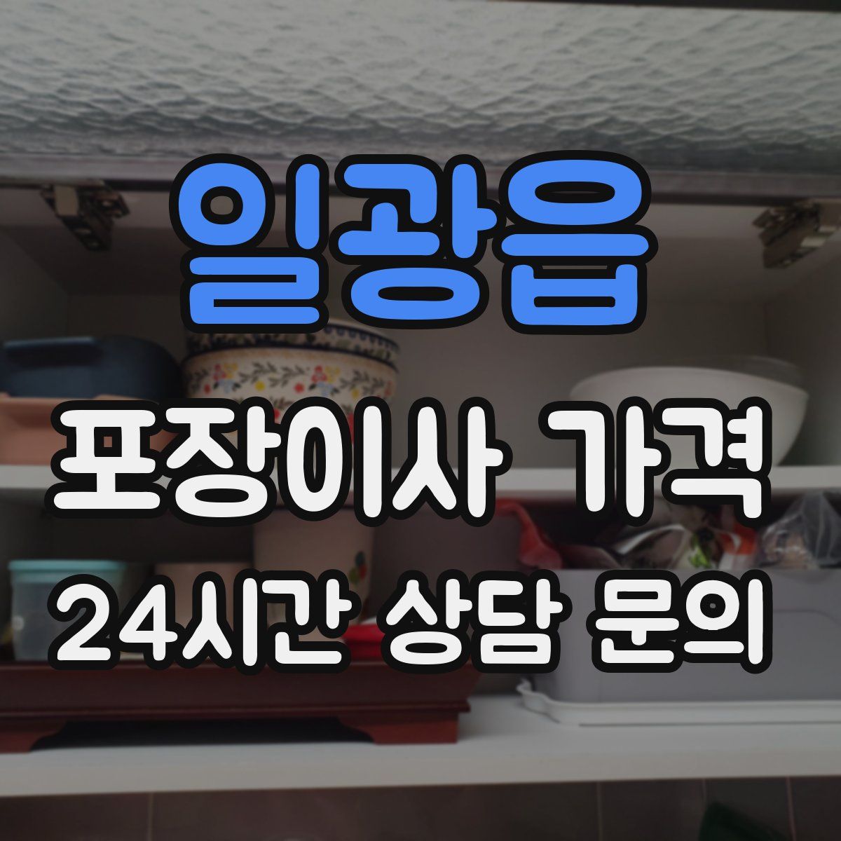 일광읍 포장이사 가격