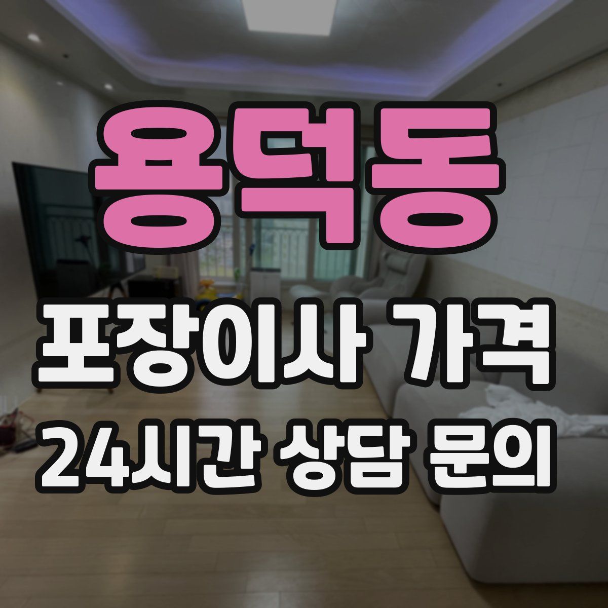 용덕동 포장이사 가격