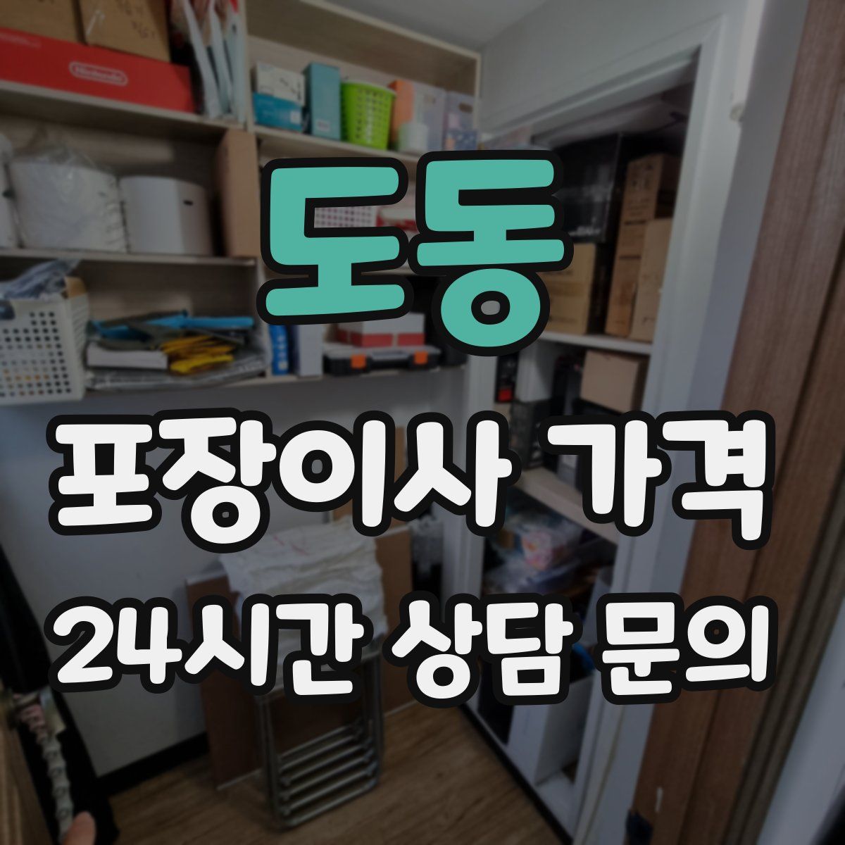 도동 포장이사 가격