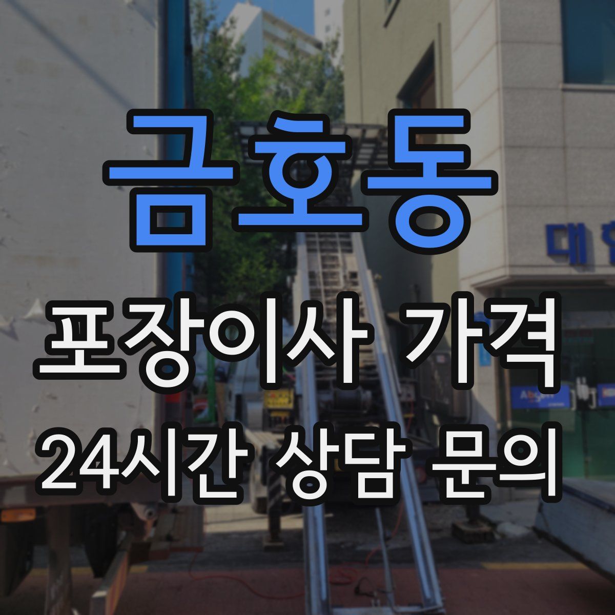 금호동 포장이사 가격