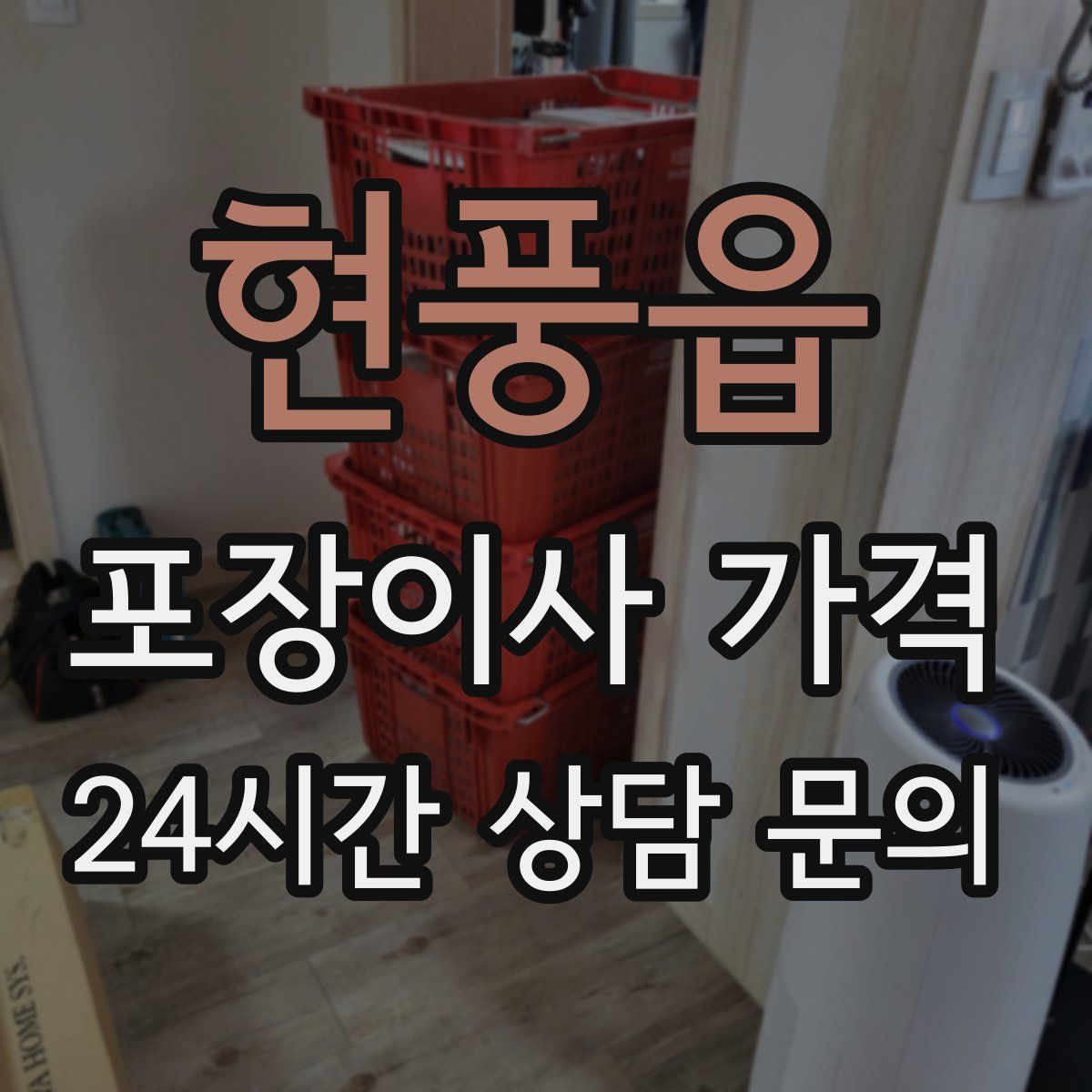 현풍읍 포장이사 가격