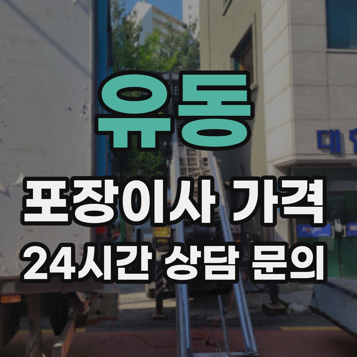 유동 포장이사 가격