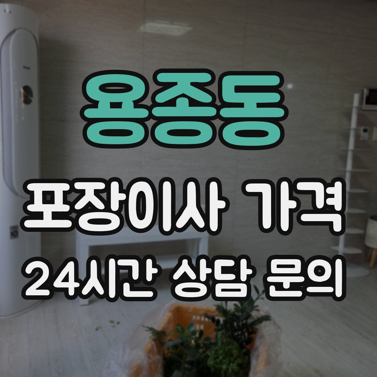 용종동 포장이사 가격