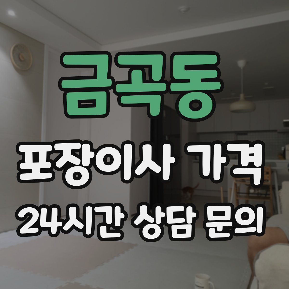 금곡동 포장이사 가격