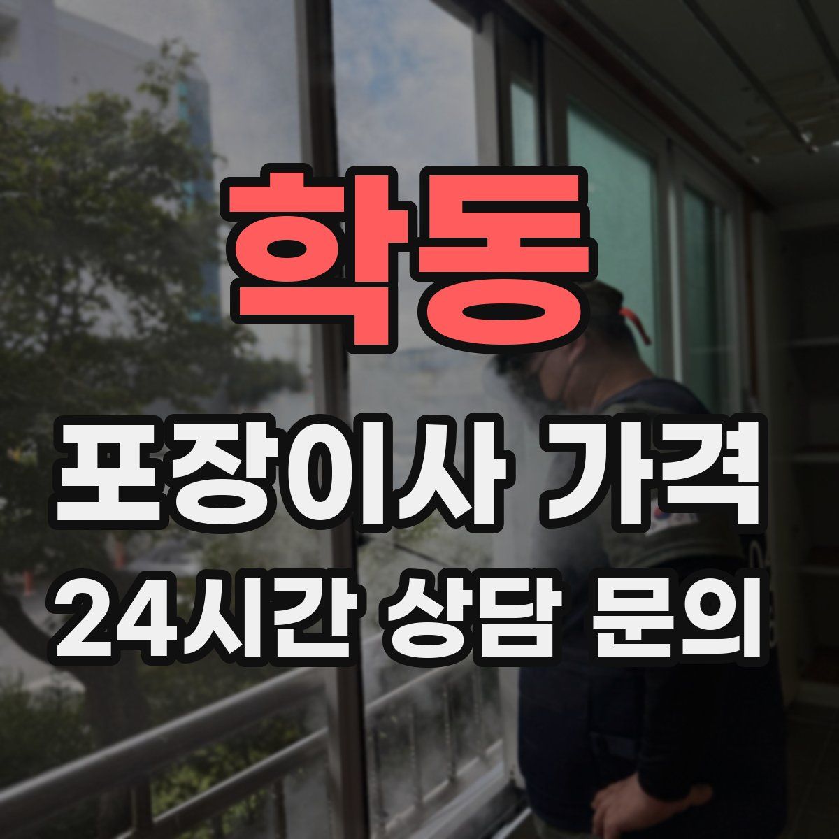 학동 포장이사 가격