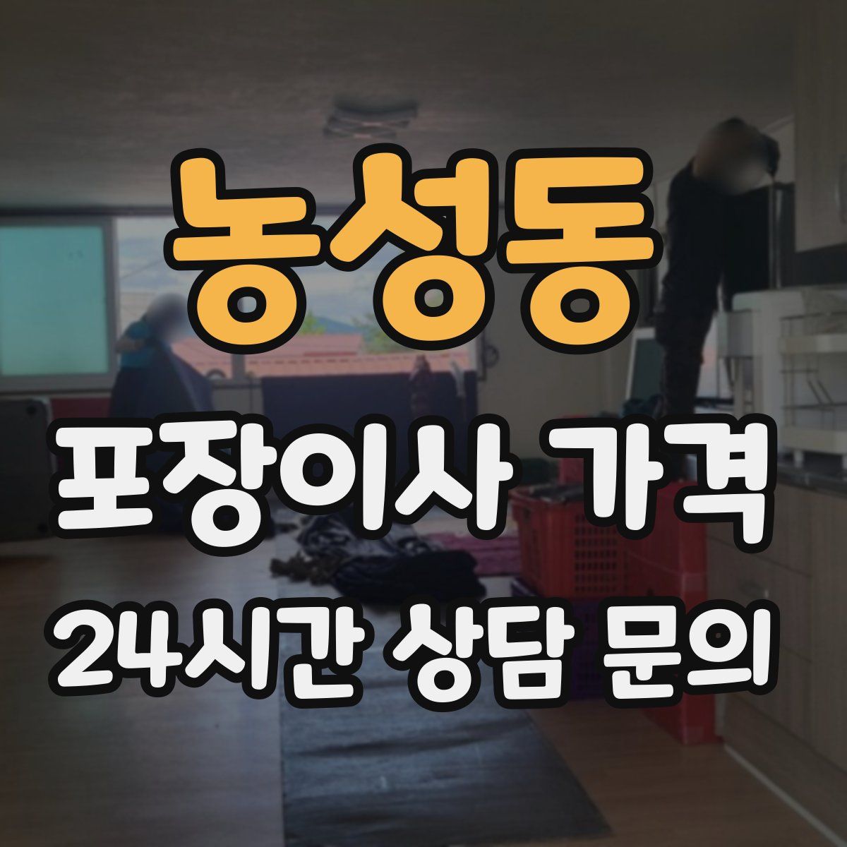 농성동 포장이사 가격