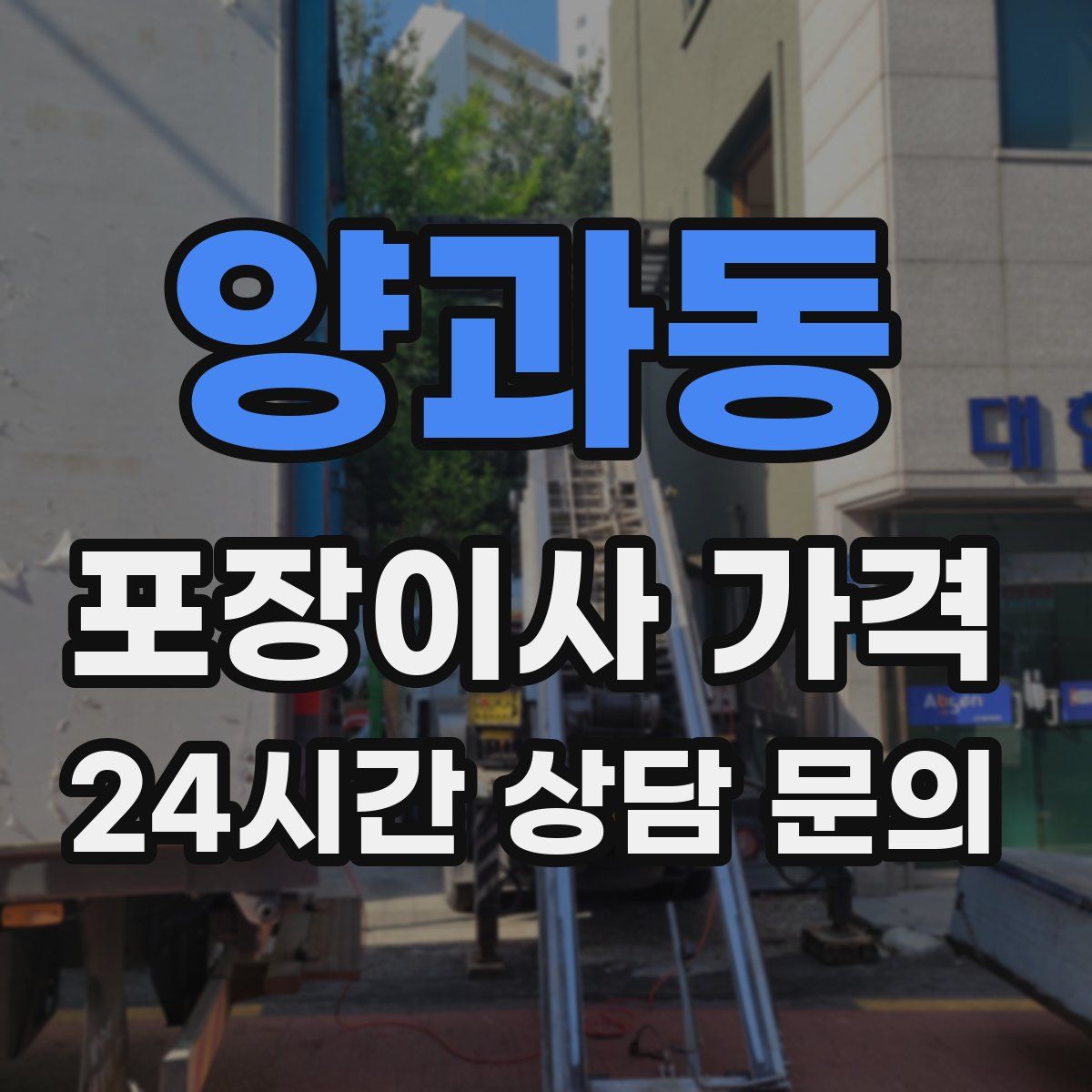 양과동 포장이사 가격