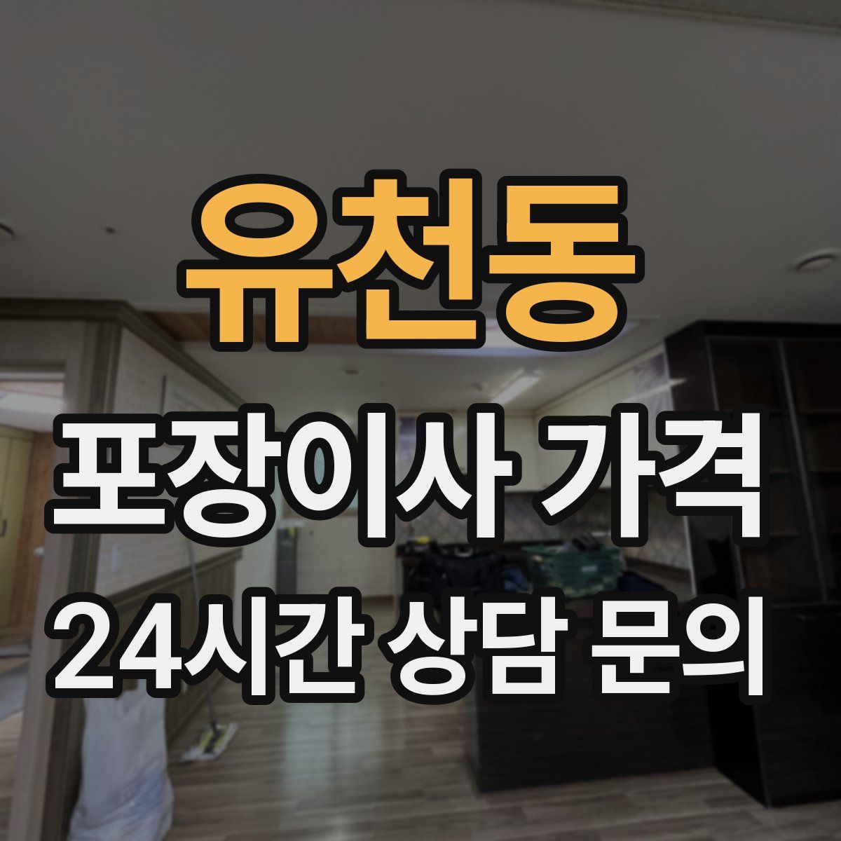 유천동 포장이사 가격