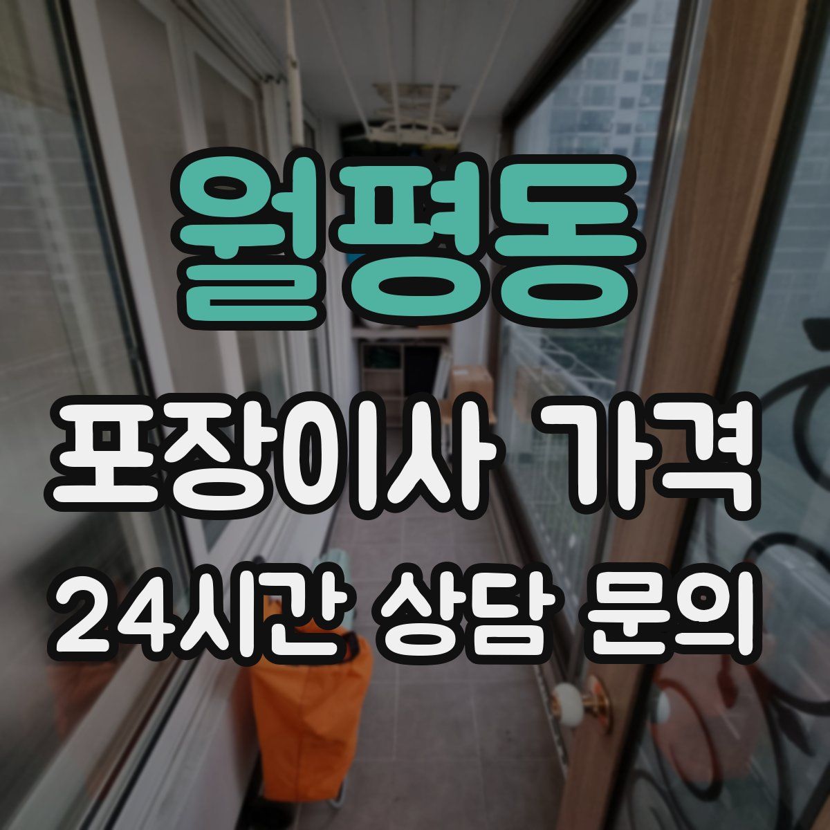 월평동 포장이사 가격