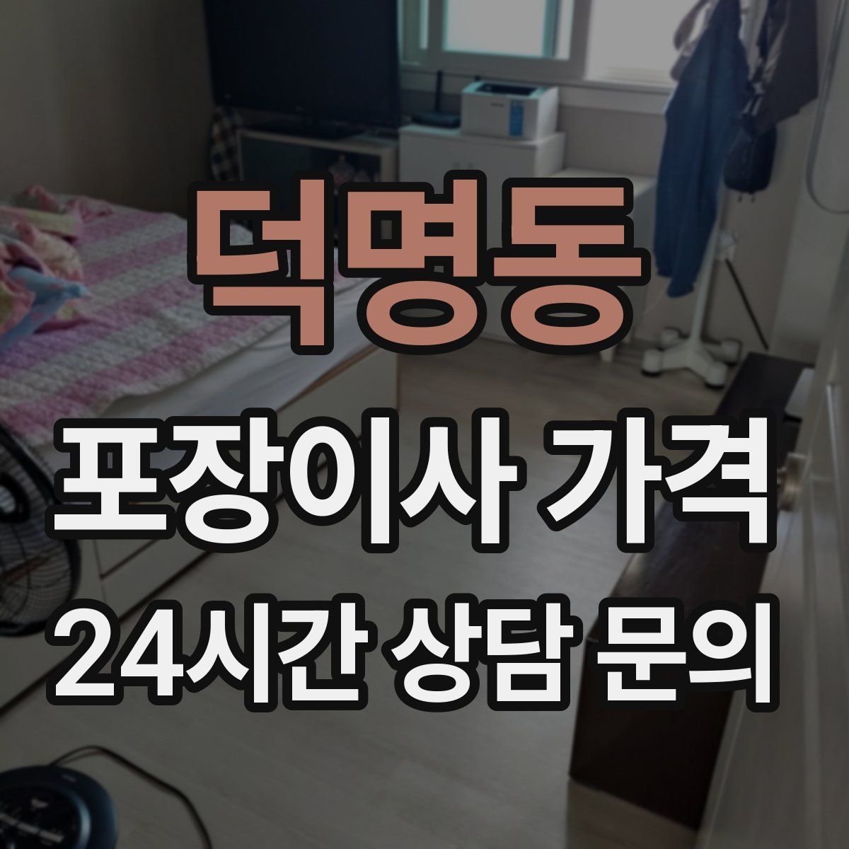 덕명동 포장이사 가격
