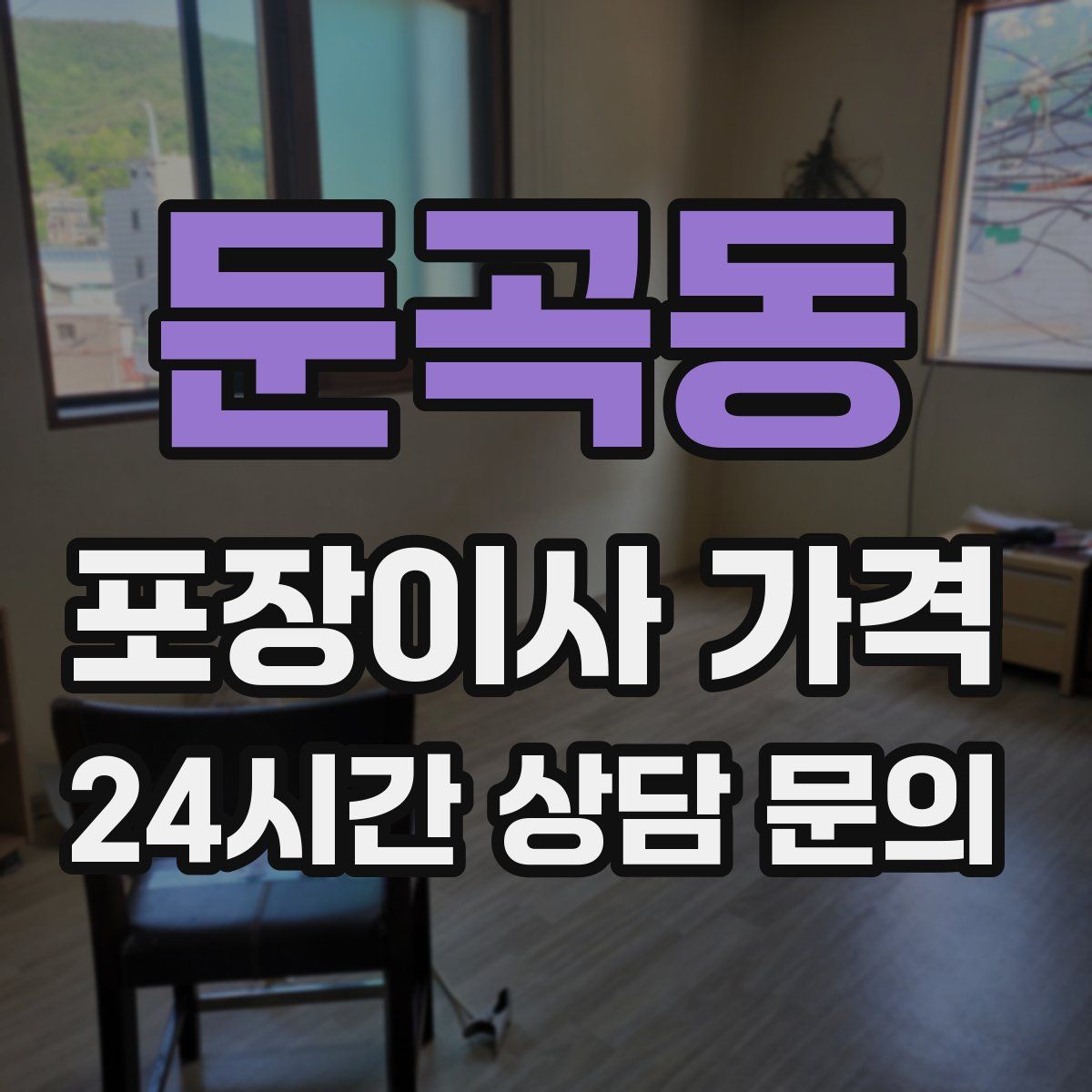 둔곡동 포장이사 가격