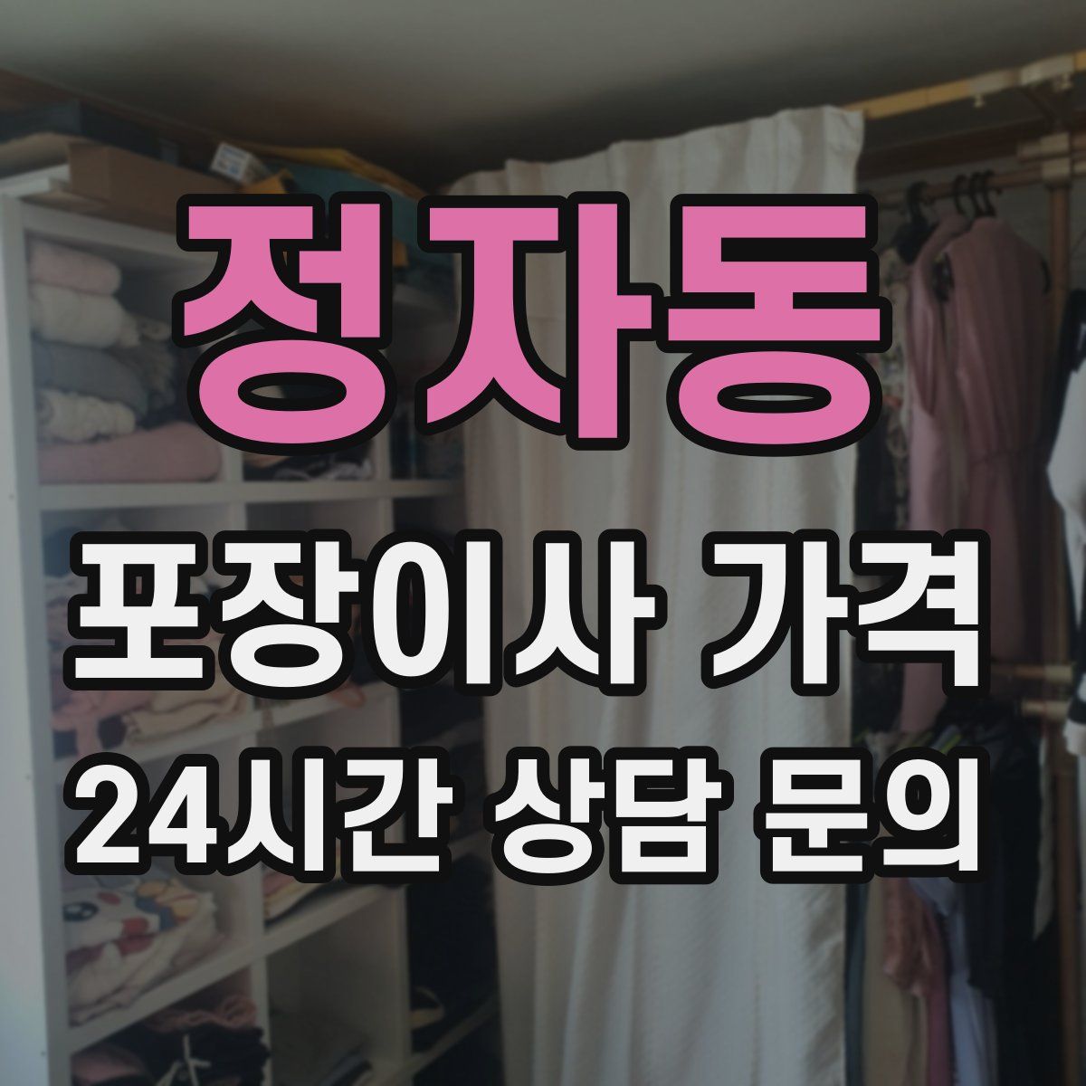 정자동 포장이사 가격