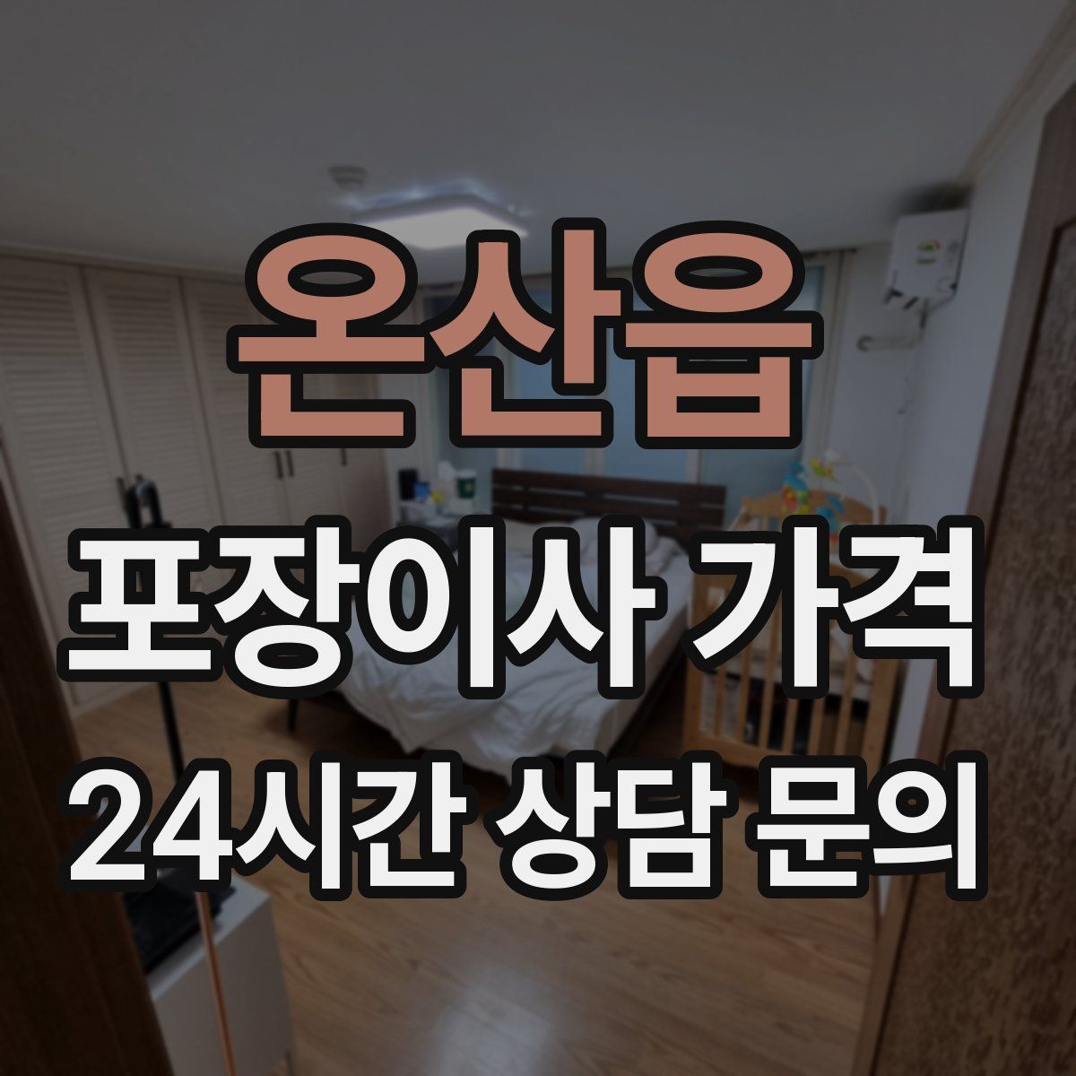 온산읍 포장이사 가격