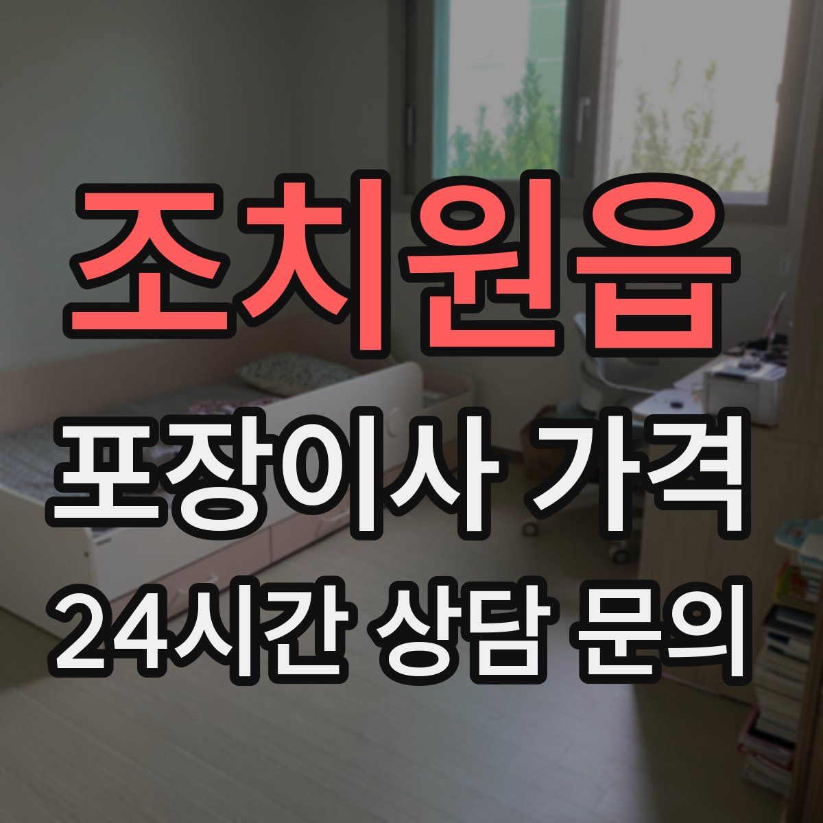 조치원읍 포장이사 가격