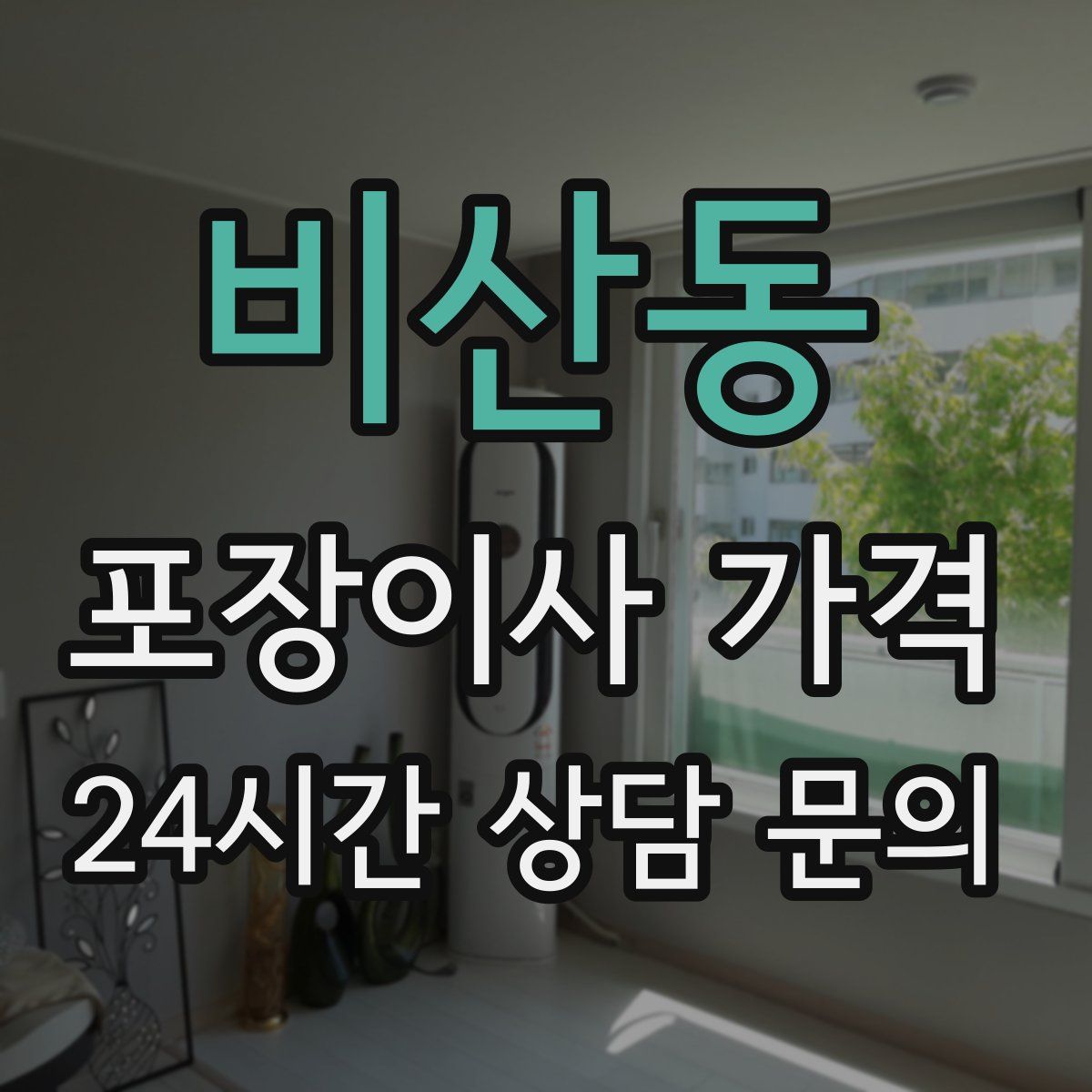 비산동 포장이사 가격