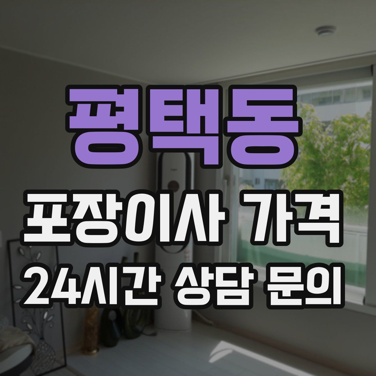 평택동 포장이사 가격