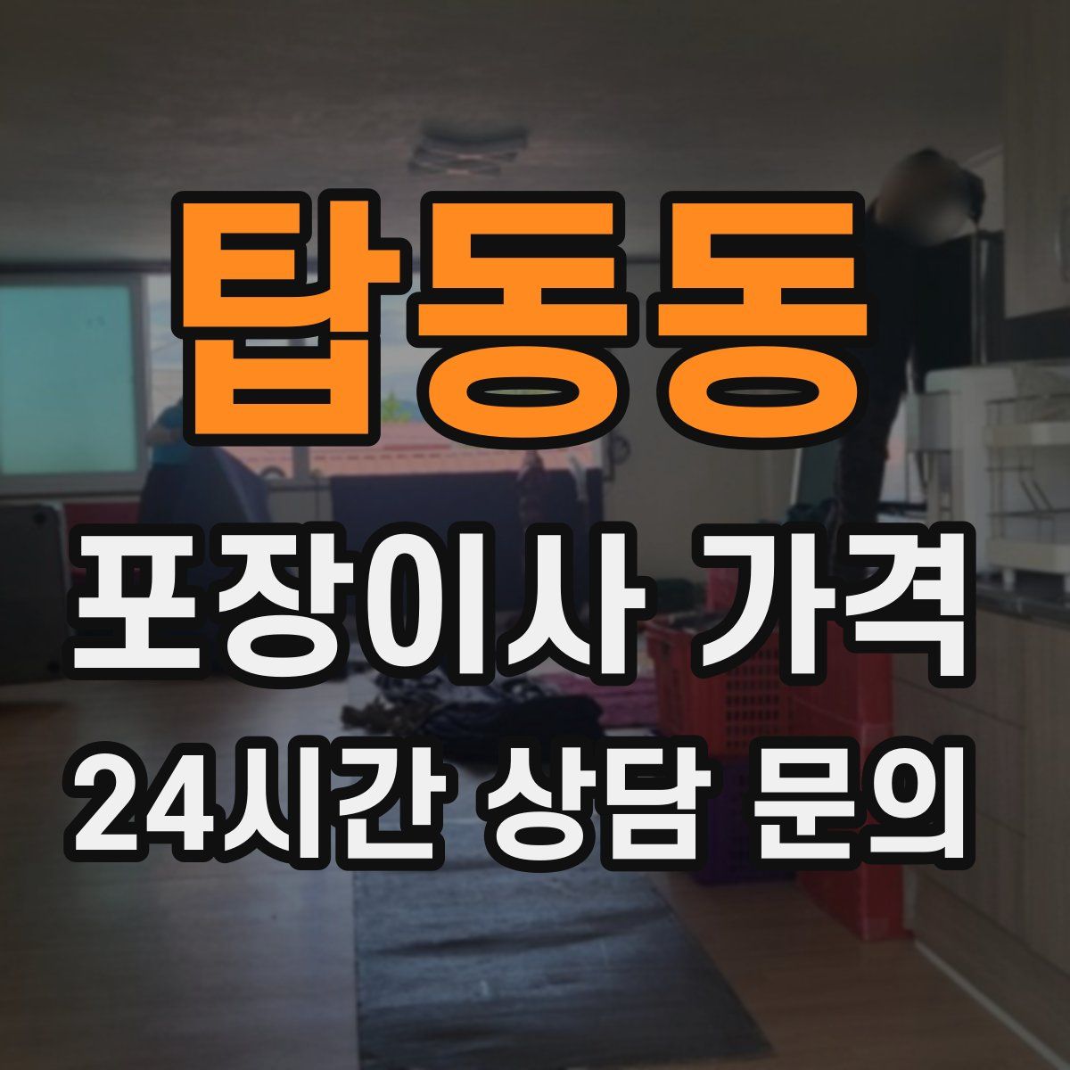 탑동동 포장이사 가격