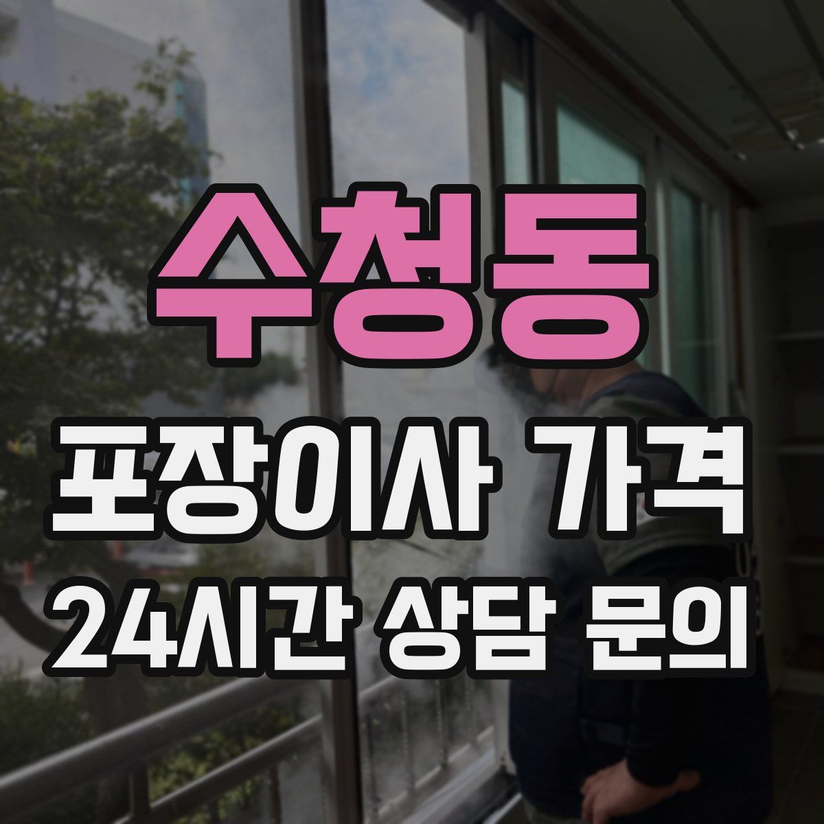 수청동 포장이사 가격