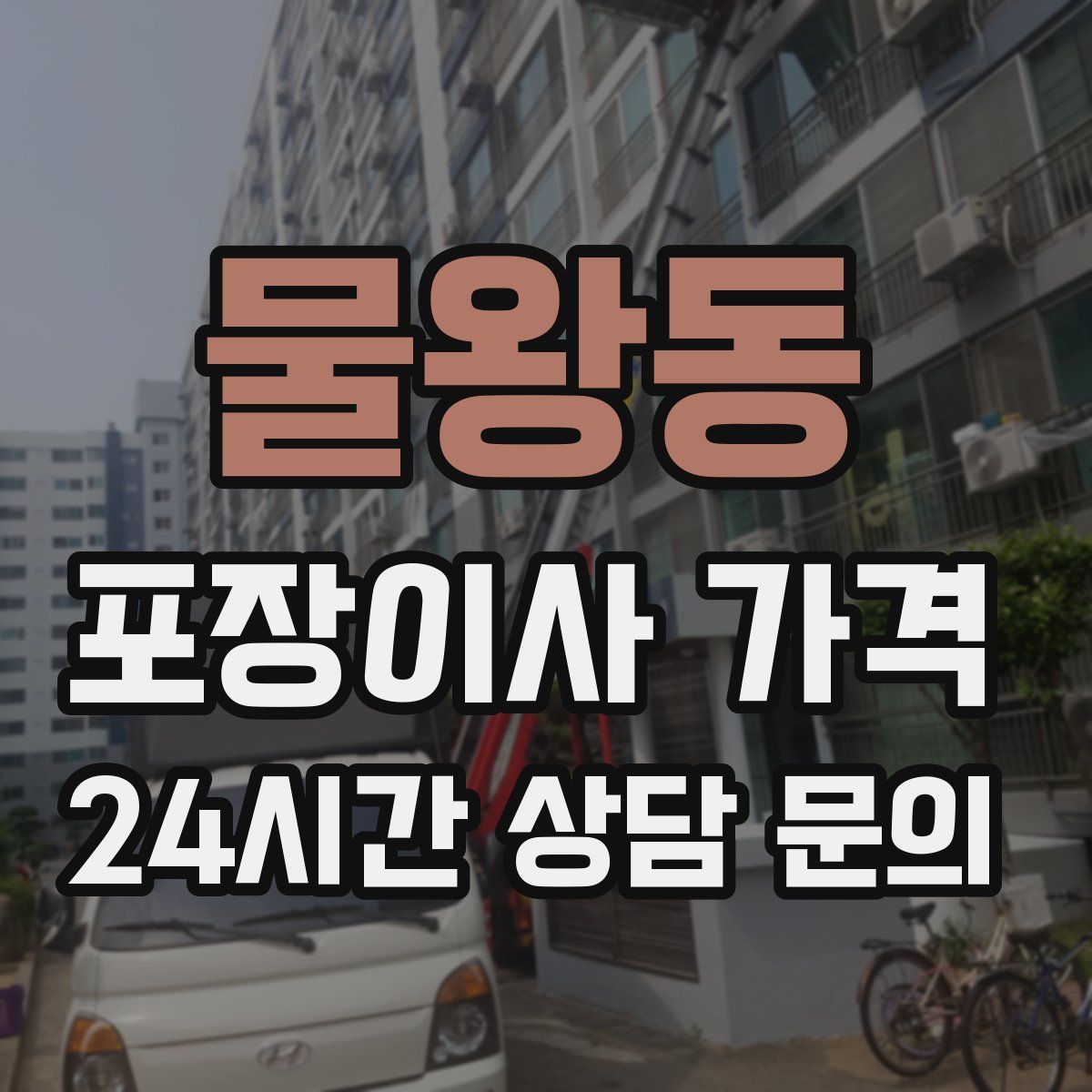 물왕동 포장이사 가격