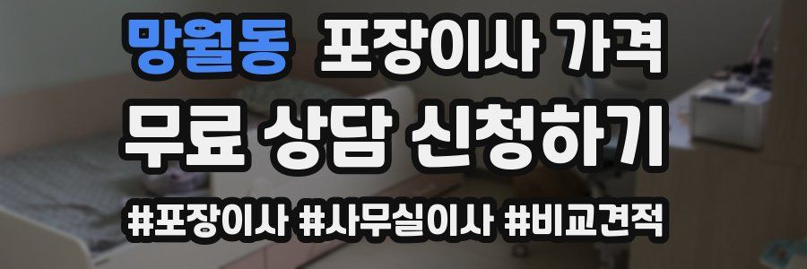 망월동 포장이사 가격