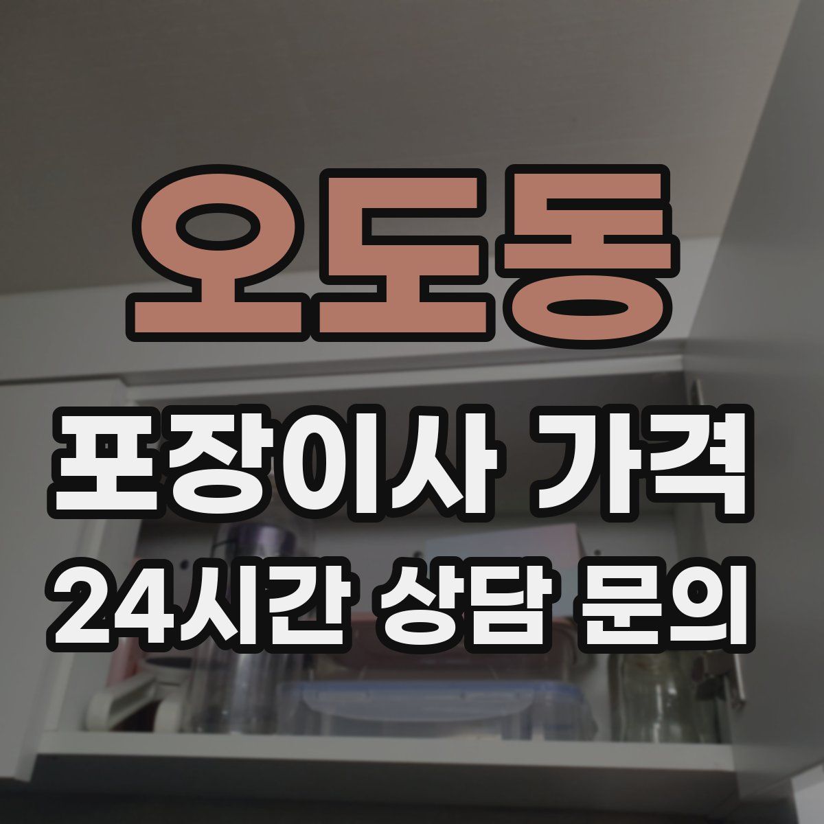 오도동 포장이사 가격