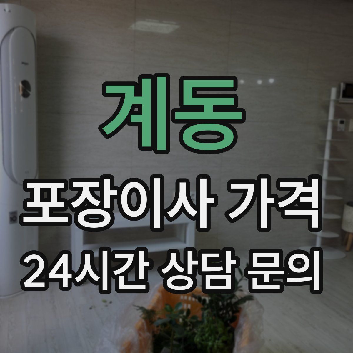 계동 포장이사 가격