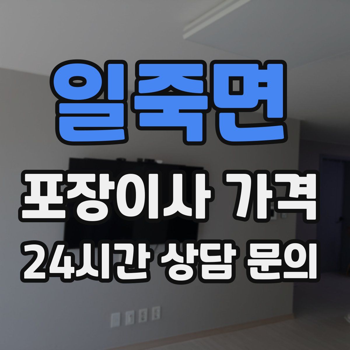 일죽면 포장이사 가격