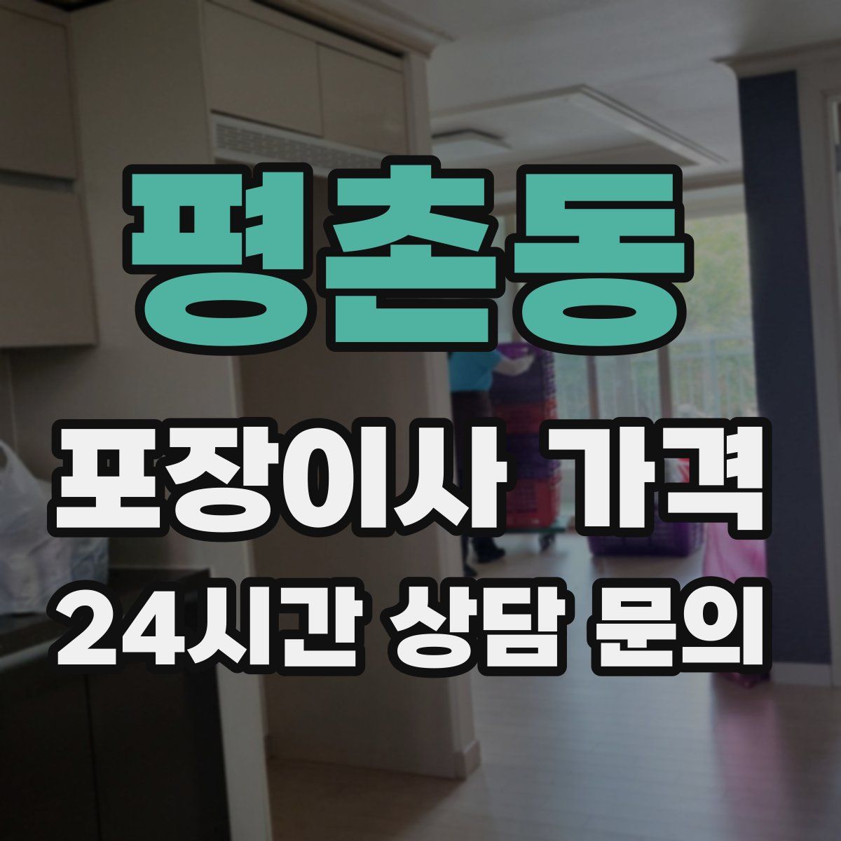 평촌동 포장이사 가격