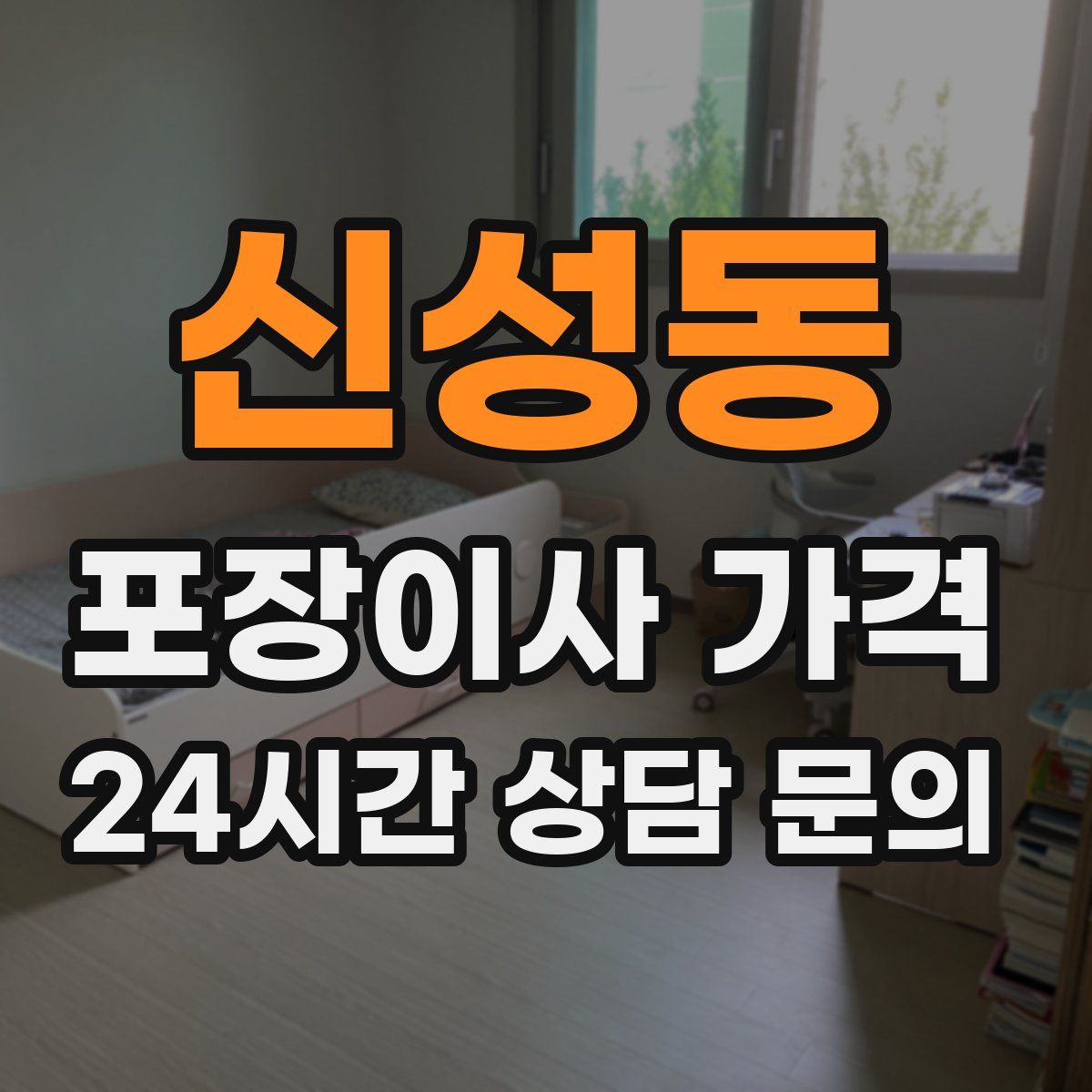 신성동 포장이사 가격