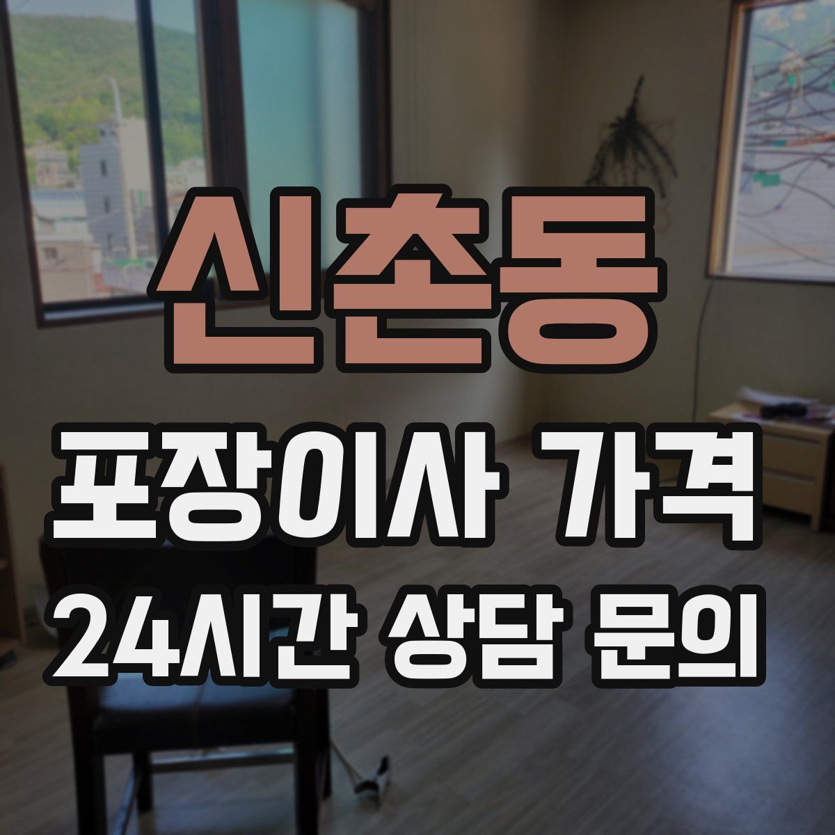 신촌동 포장이사 가격