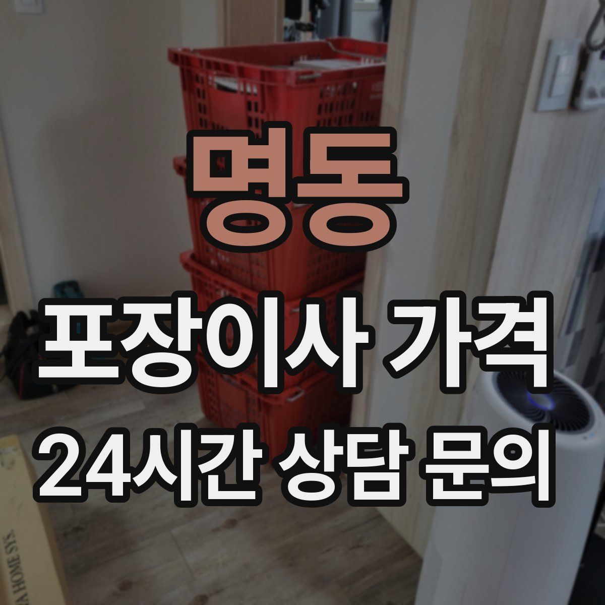 명동 포장이사 가격