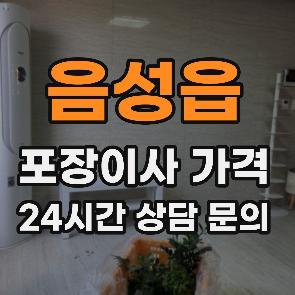 음성읍 포장이사 가격