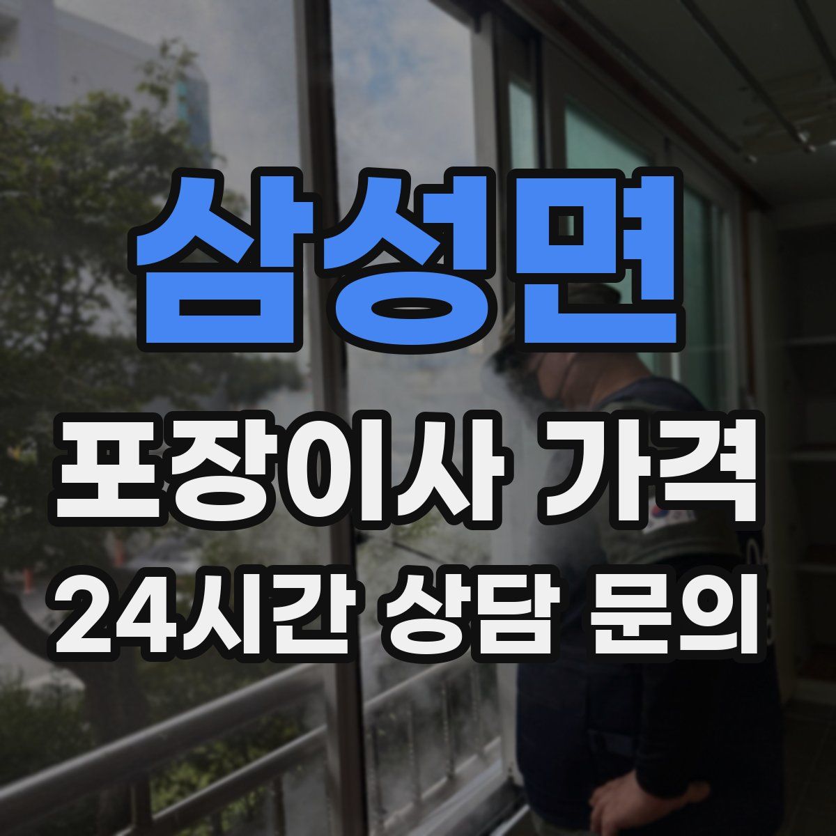 삼성면 포장이사 가격
