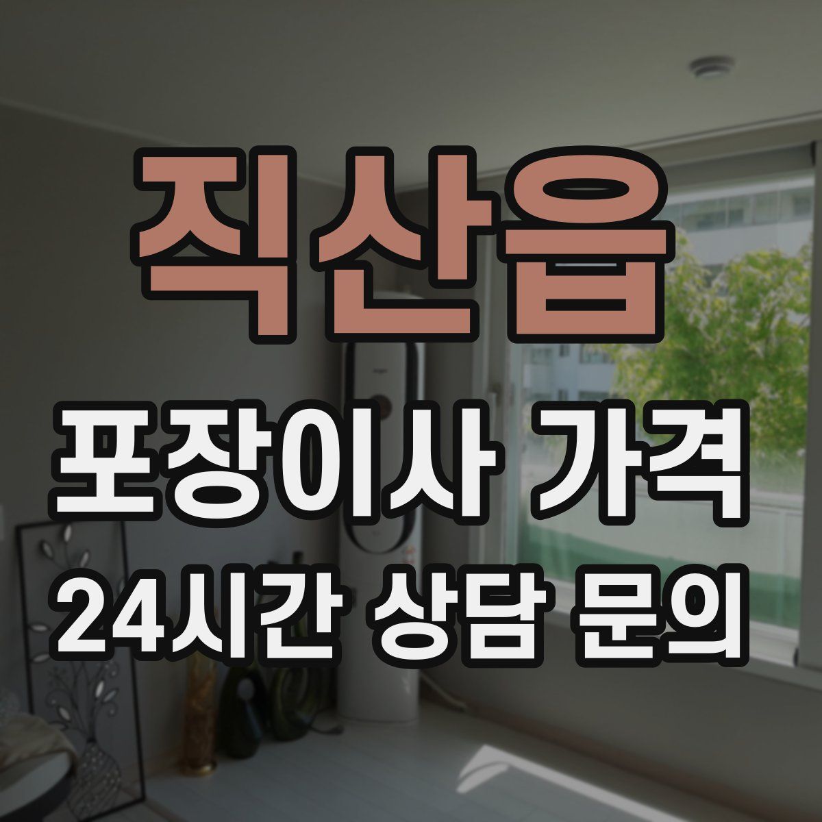 직산읍 포장이사 가격