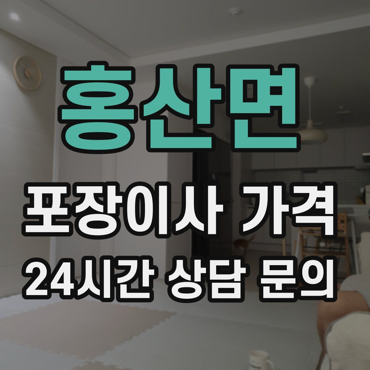 홍산면 포장이사 가격