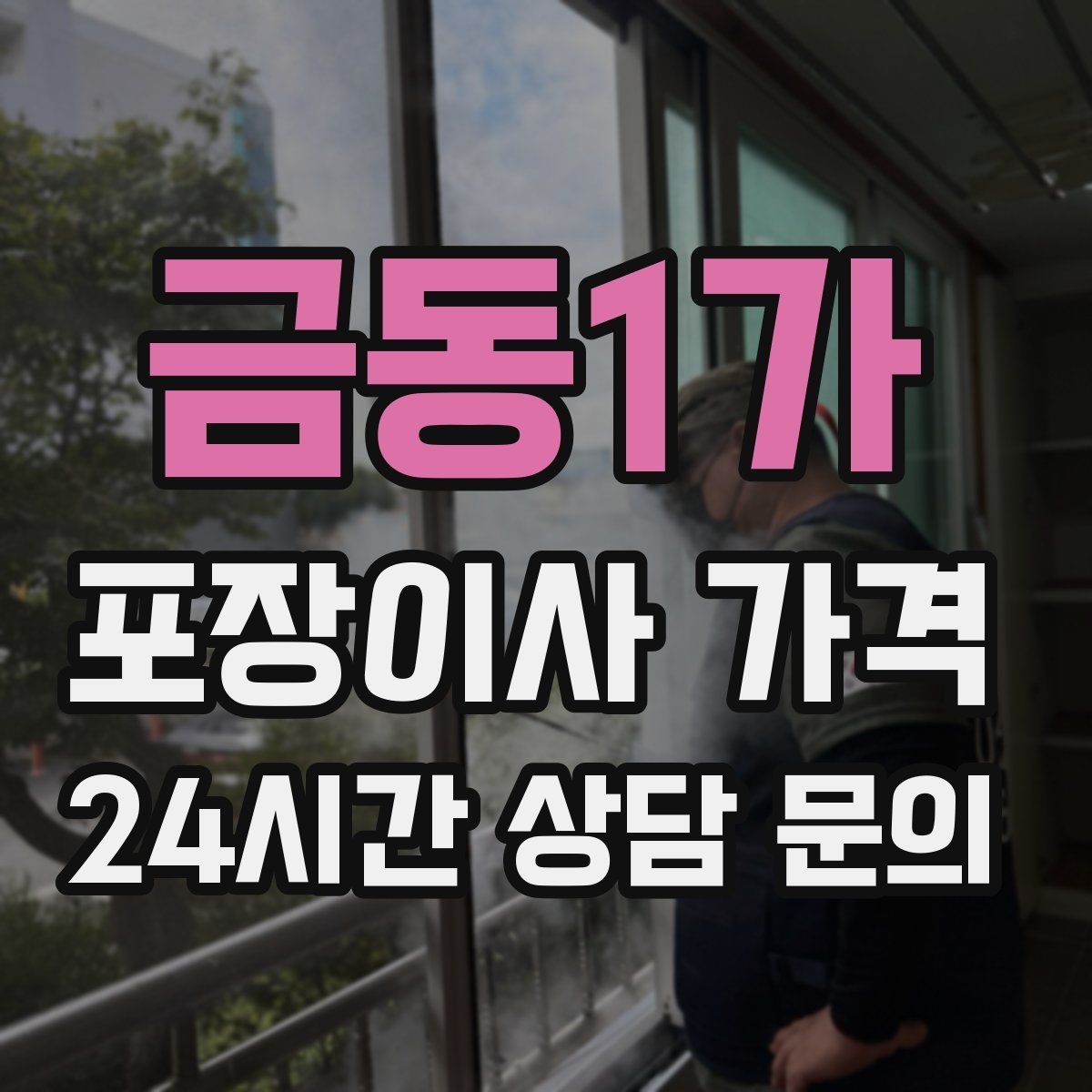 금동1가 포장이사 가격