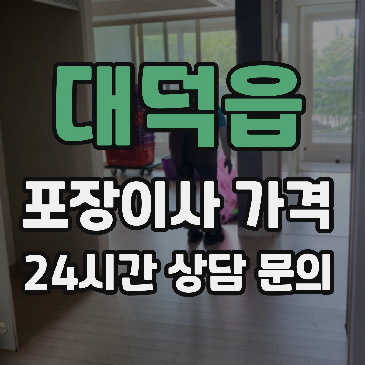 대덕읍 포장이사 가격