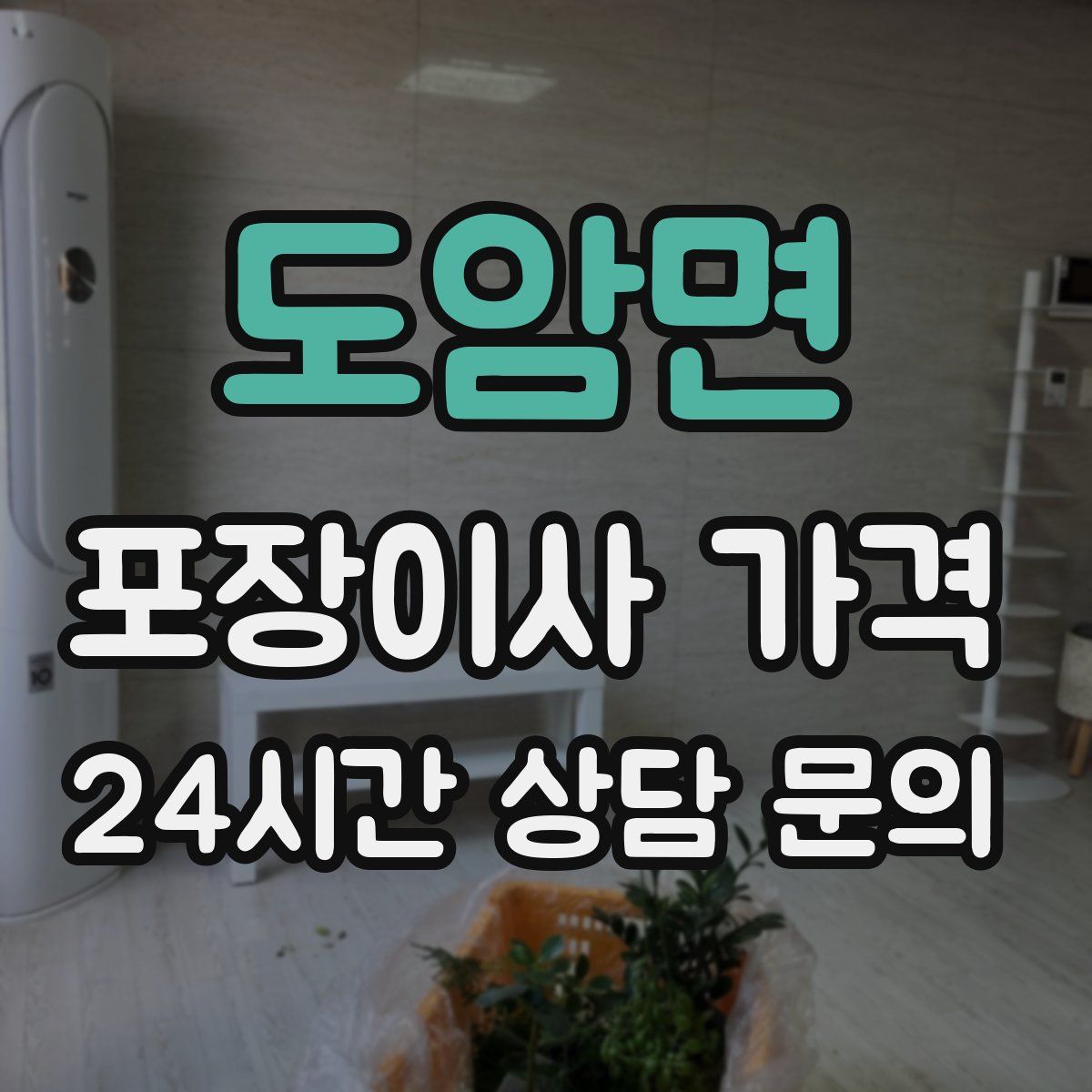 도암면 포장이사 가격