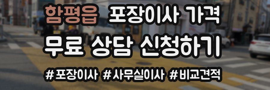 함평읍 포장이사 가격