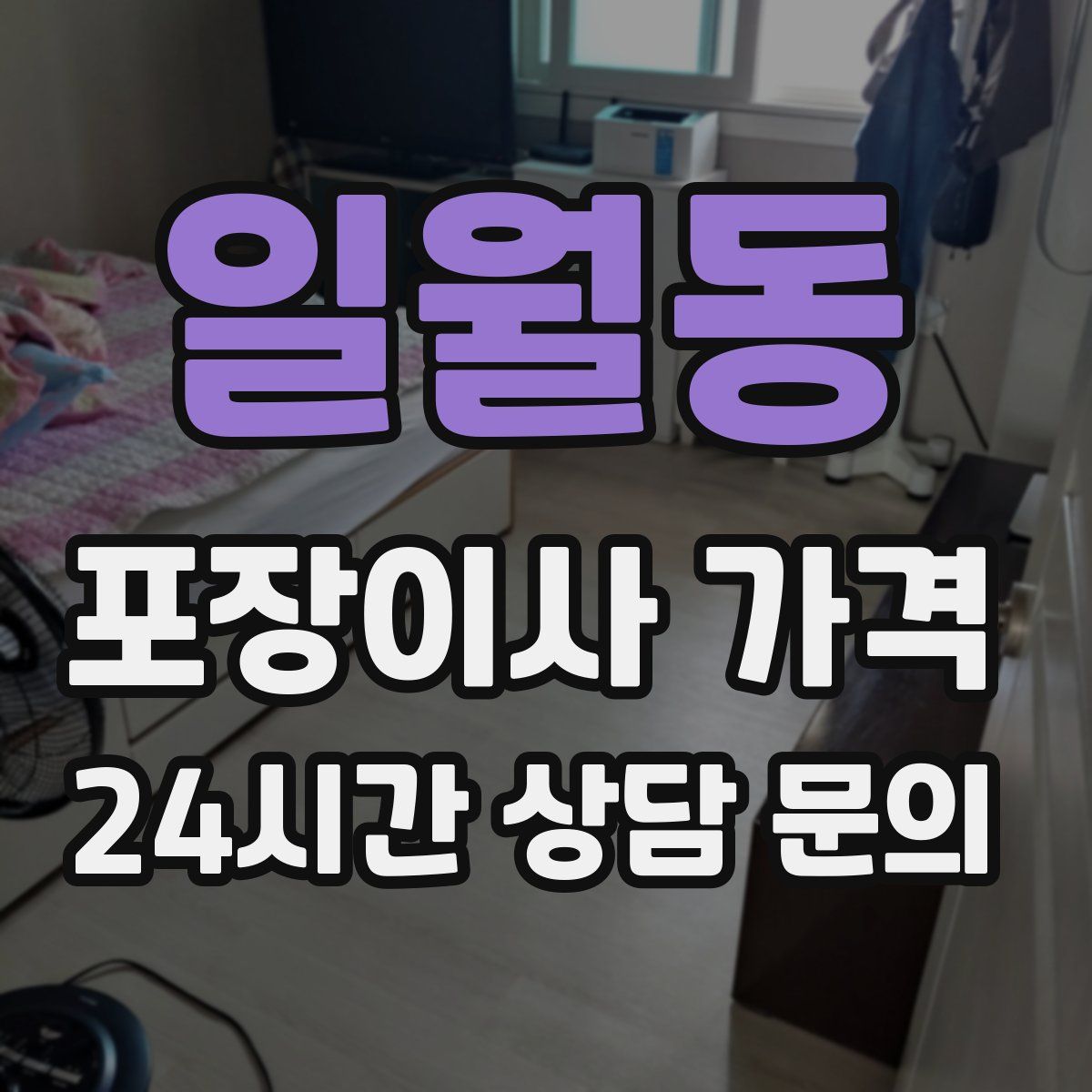 일월동 포장이사 가격
