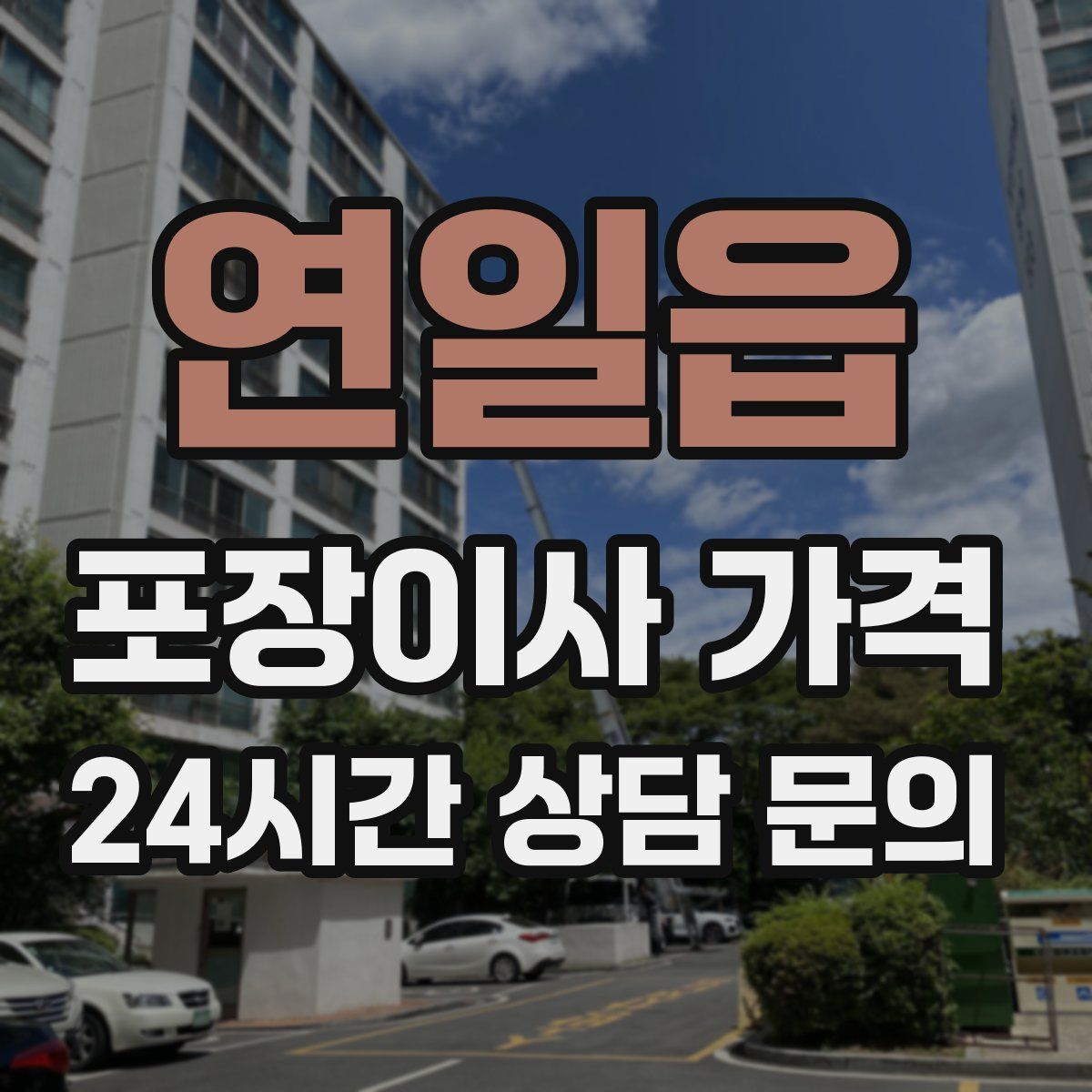 연일읍 포장이사 가격