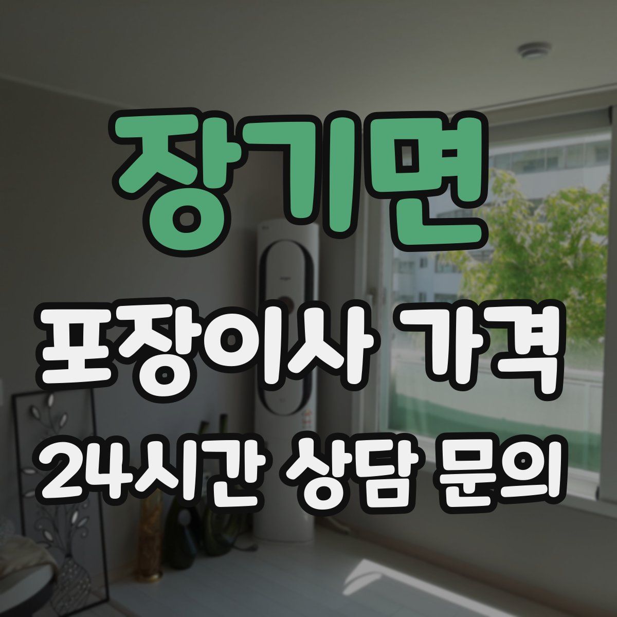 장기면 포장이사 가격