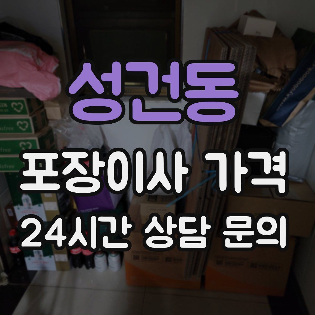 성건동 포장이사 가격 반려동물 스트레스 줄이는 이사 당일 동선