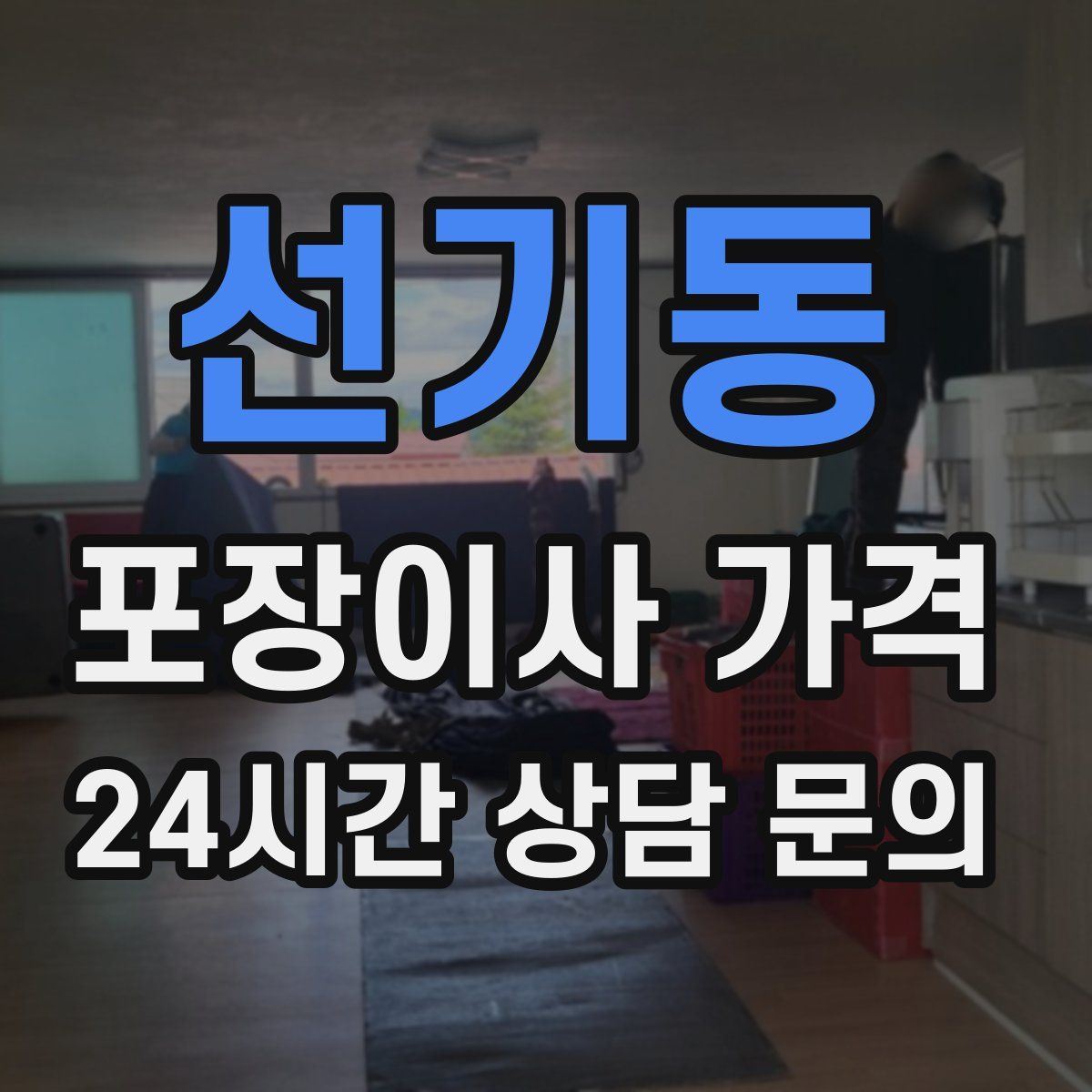 선기동 포장이사 가격