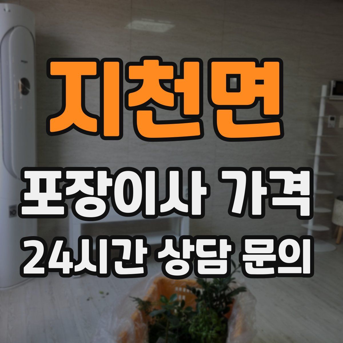 지천면 포장이사 가격