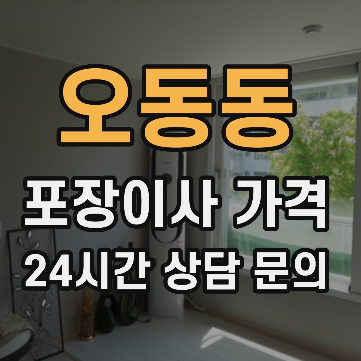 오동동 포장이사 가격