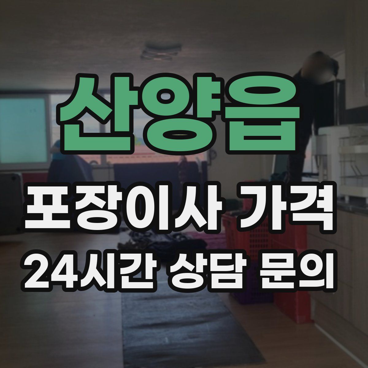산양읍 포장이사 가격