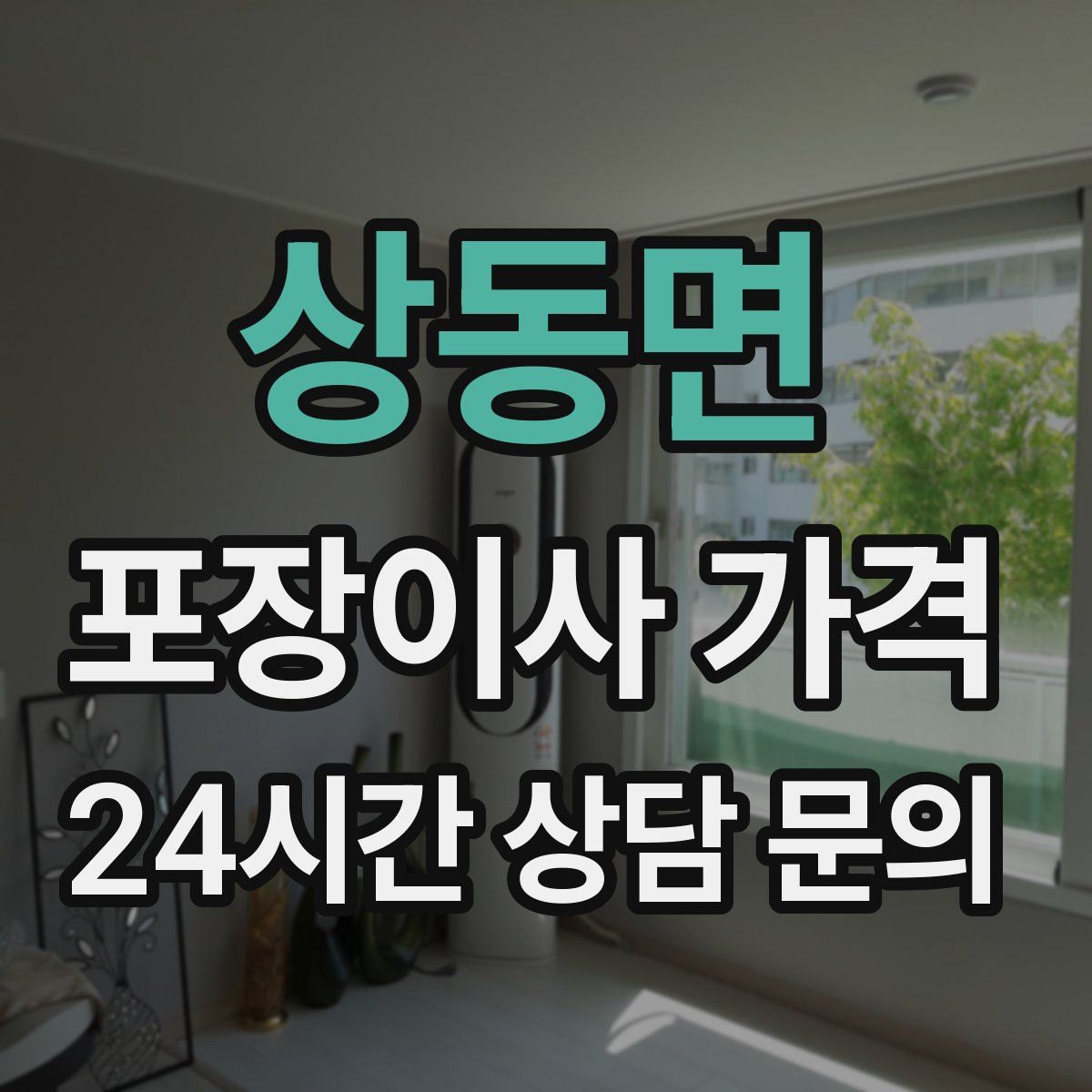 상동면 포장이사 가격