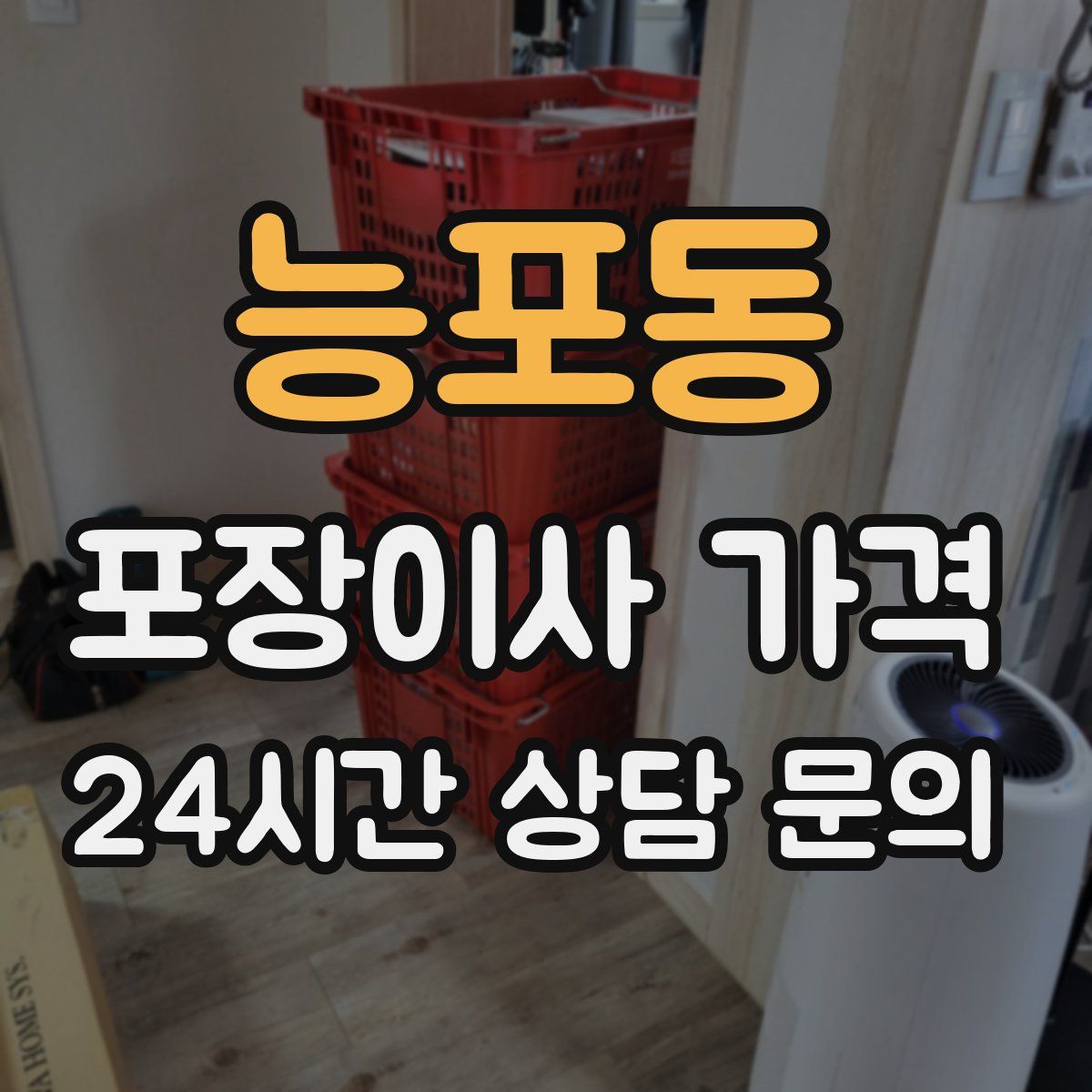 능포동 포장이사 가격